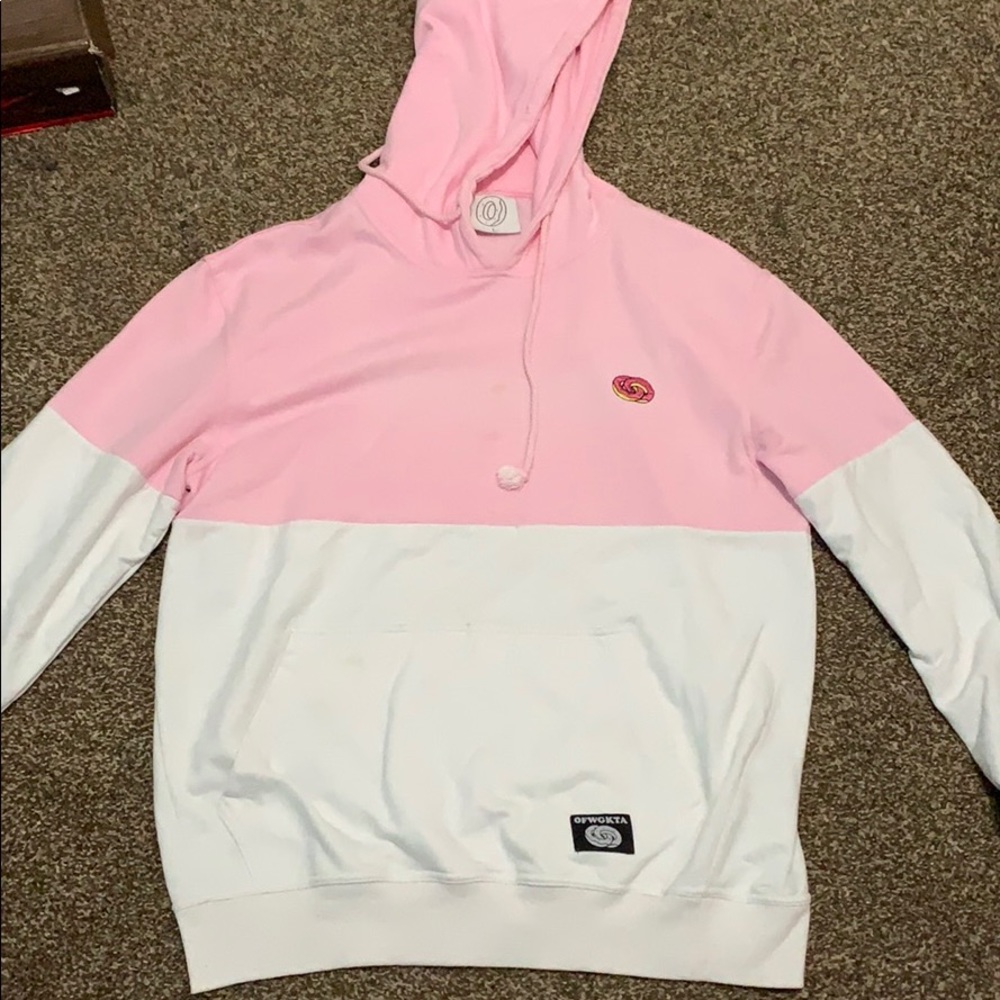 OFWGKTA Pink/White Hoodie